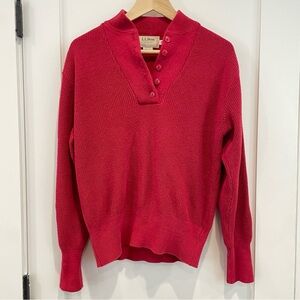 L.L. Bean Vintage Fisherman Cotton Knit Sweater